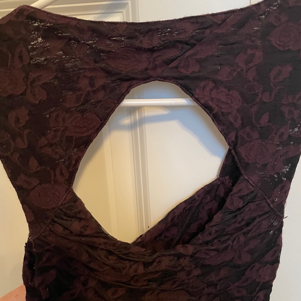 Free people rouched mini dress